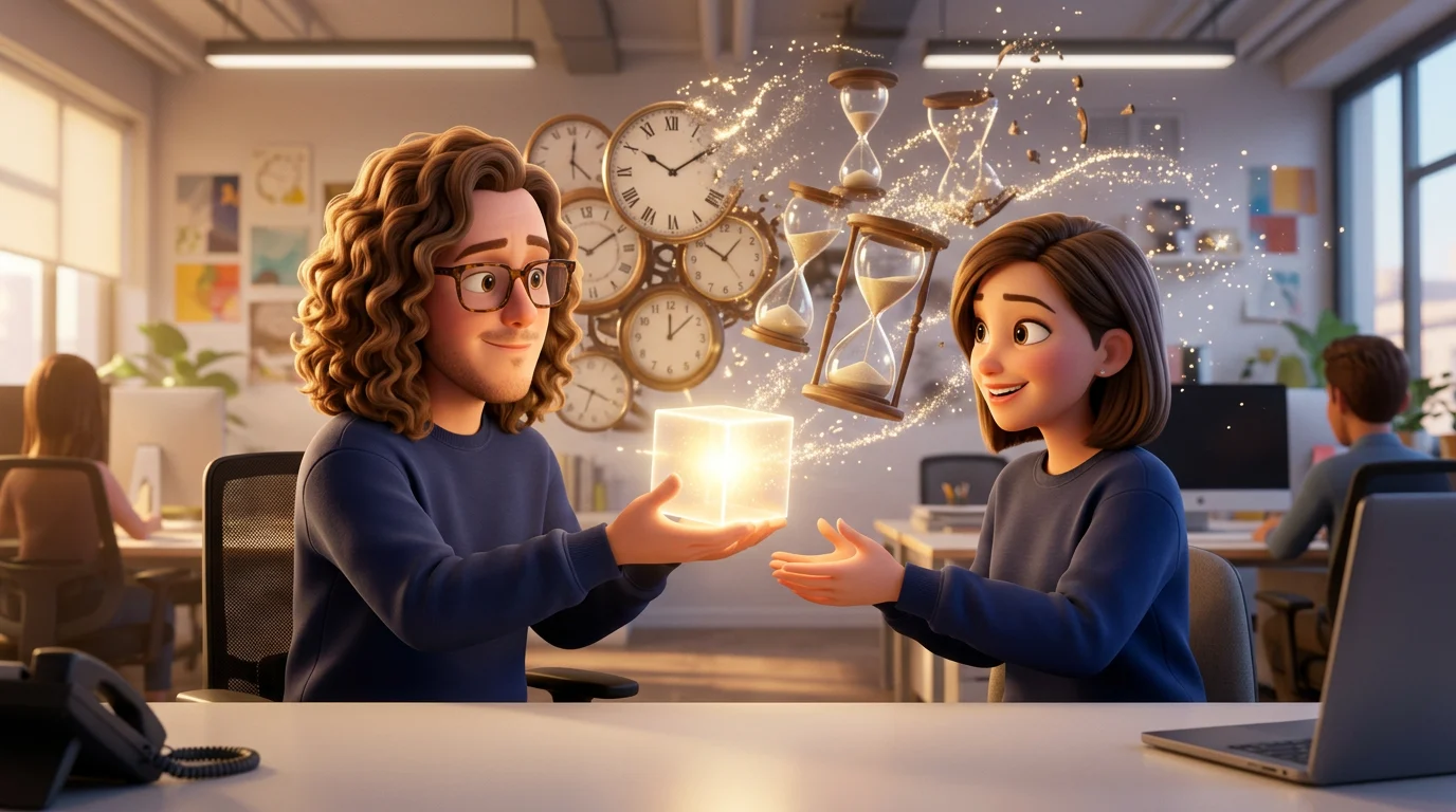 Bobe entregando resultado terminado