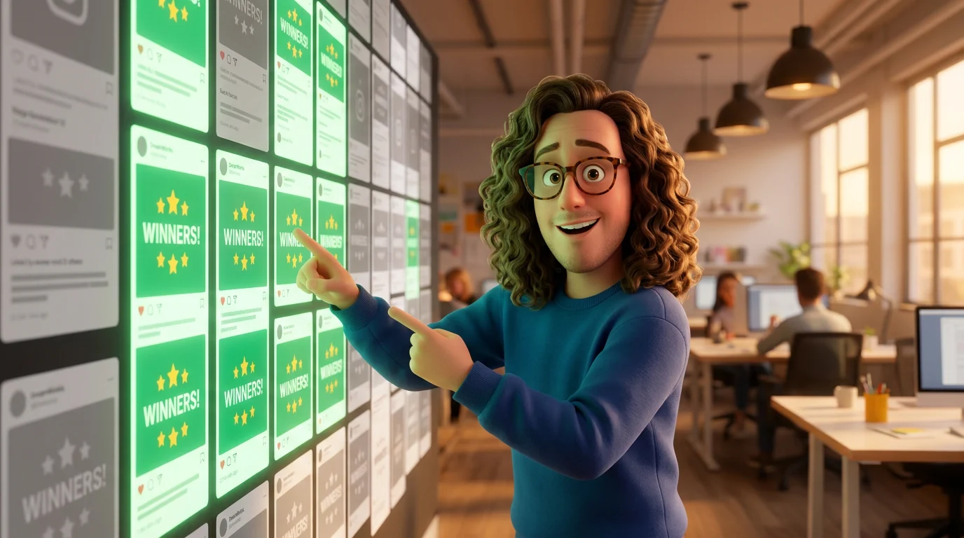 Bobe leyendo señales reales de contenido ganador