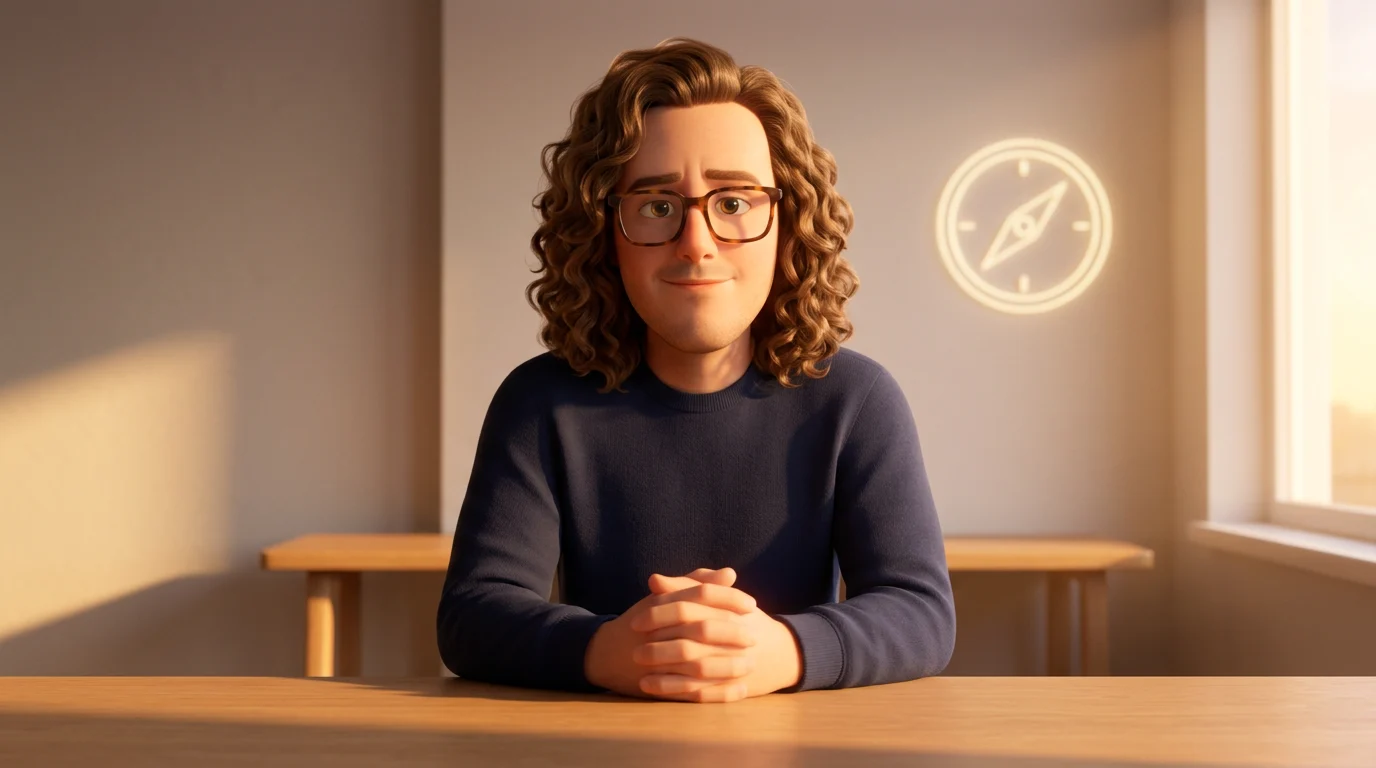 Bobe con dirección clara hacia adelante